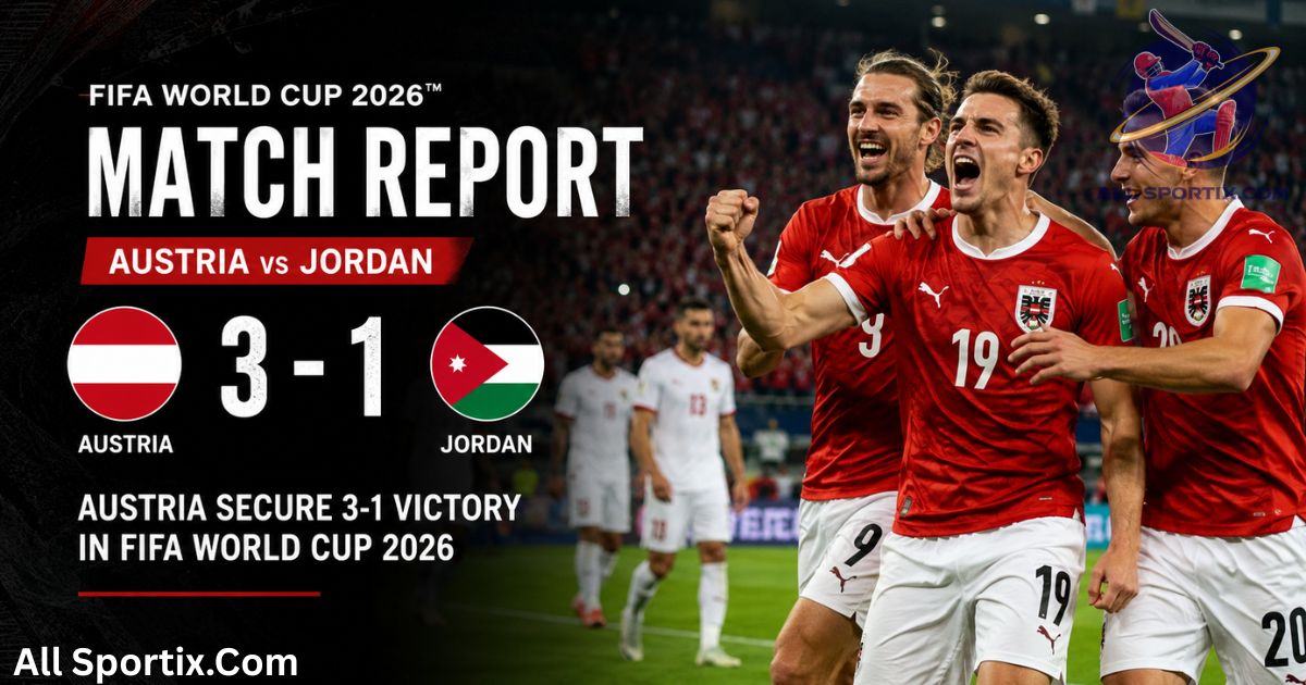 Austria vs Jordan Match Report