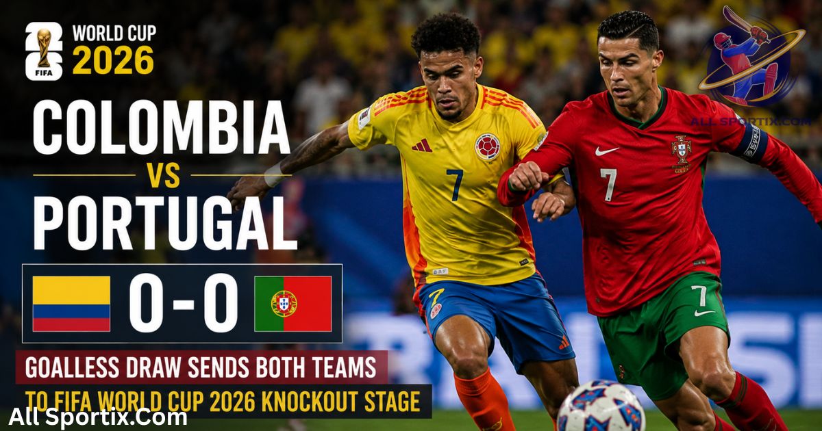 Colombia vs Portugal Results