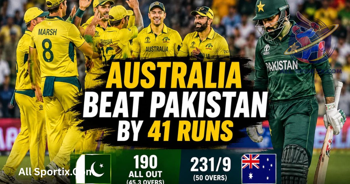 Pakistan vs Australia 2nd ODI Match Highlights:
