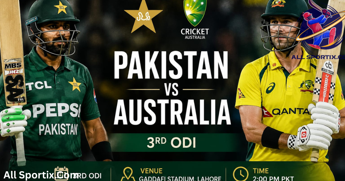 Pakistan vs Australia 3rd ODI 2026: Full Match Report, Scorecard, Highlights & Key Moments