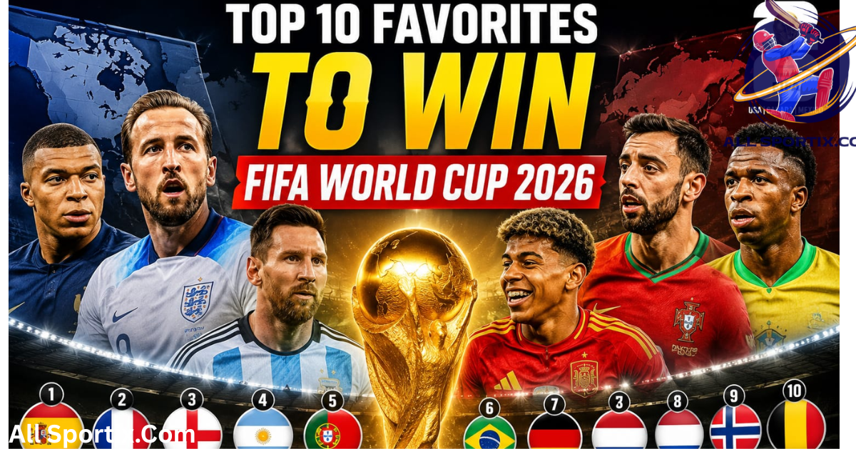 Top 10 Favorites to Win FIFA World Cup 2026: Power Rankings, Predictions & Winning Chances (Updated 2026)