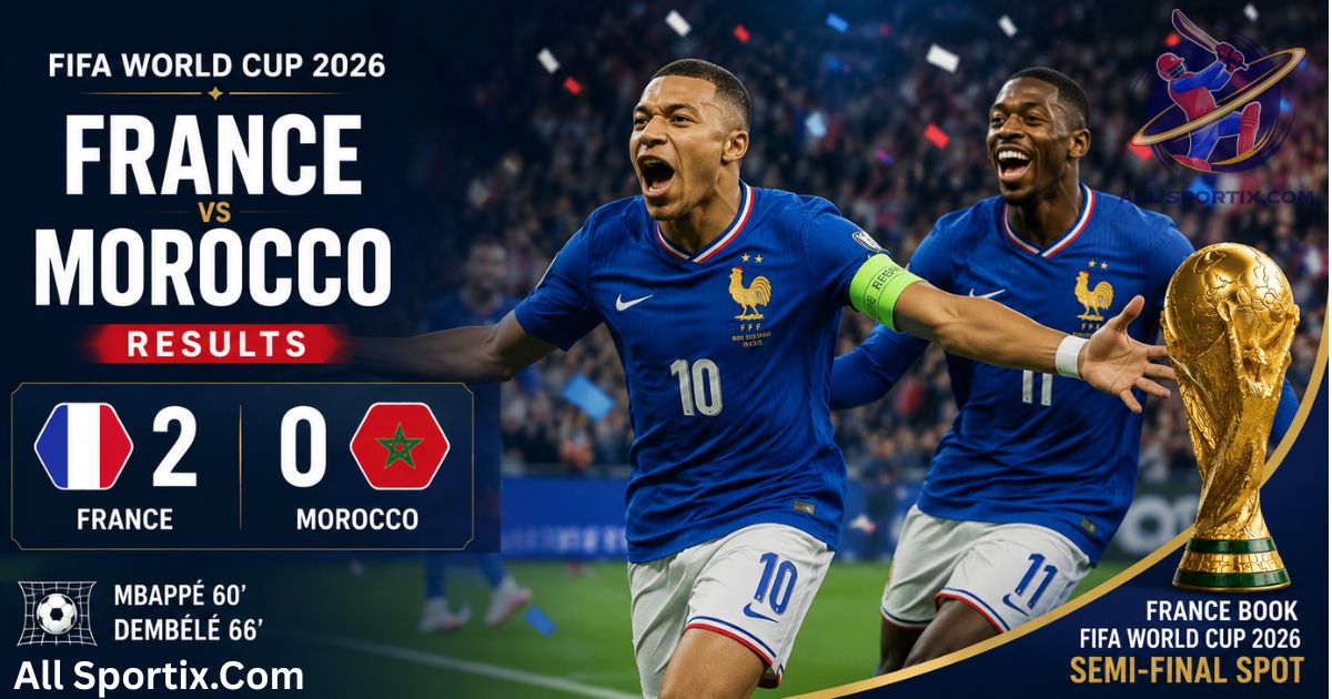 France vs Morocco Results: Mbappé and Dembélé Fire France into FIFA World Cup 2026 Semi-Finals